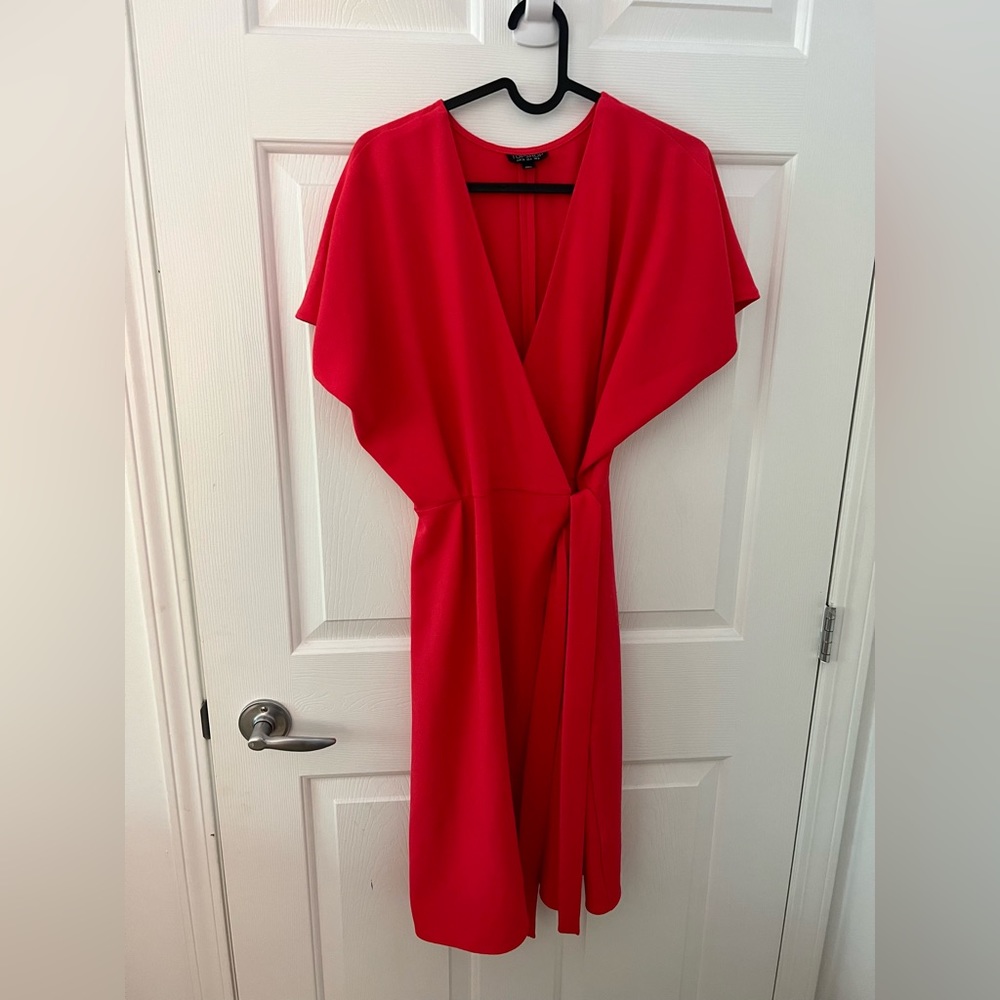 TopShop Red Wrap Dre’s Size UK 8